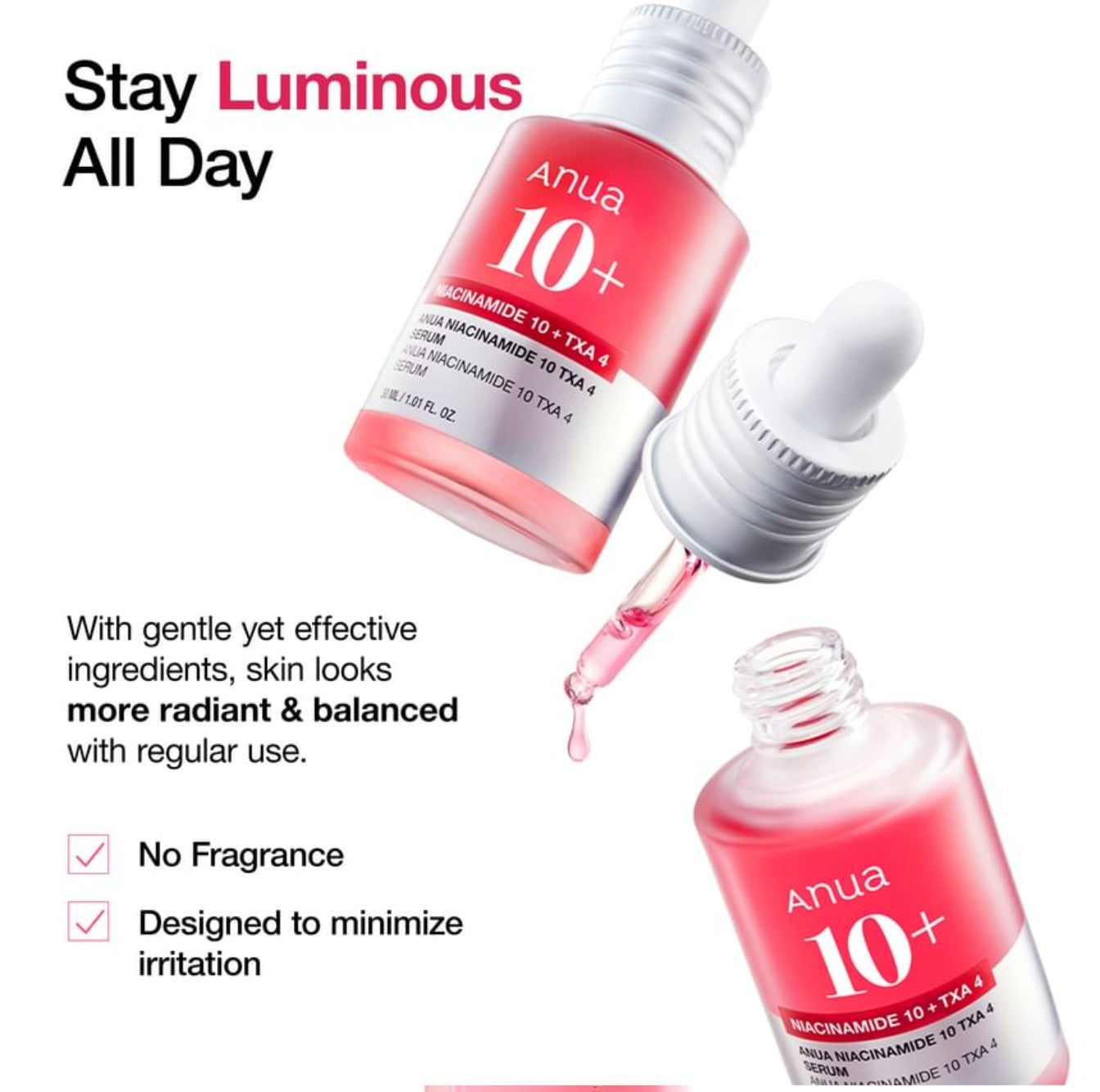 Anua Niacinamide 10% + TXA 4 Serum (30ml)