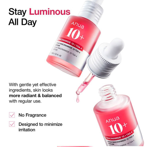 Anua Niacinamide 10% + TXA 4 Serum (30ml)