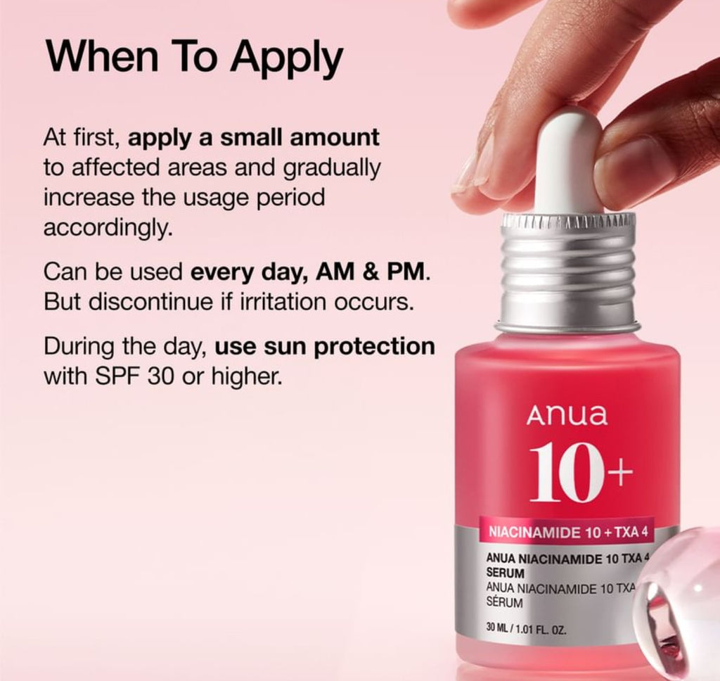 Anua Niacinamide 10% + TXA 4 Serum (30ml)