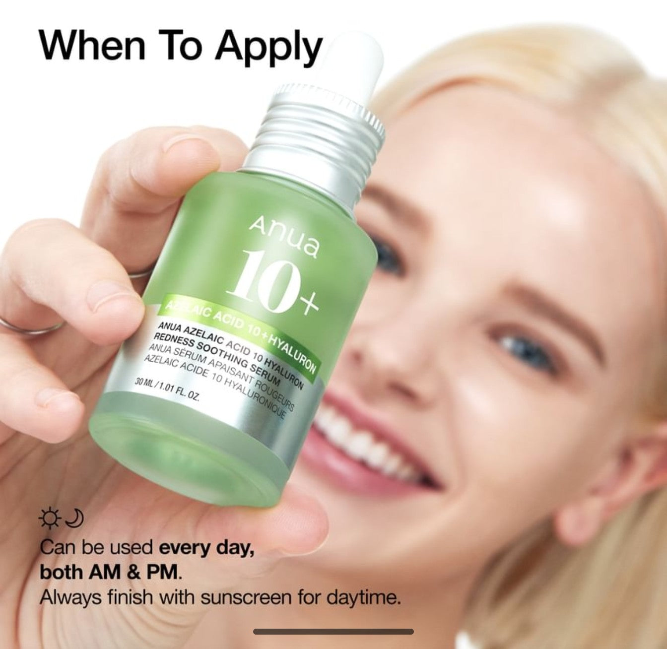 Anua Azelaic Acid 10 + Hyaluron Redness Soothing Serum (30ml)