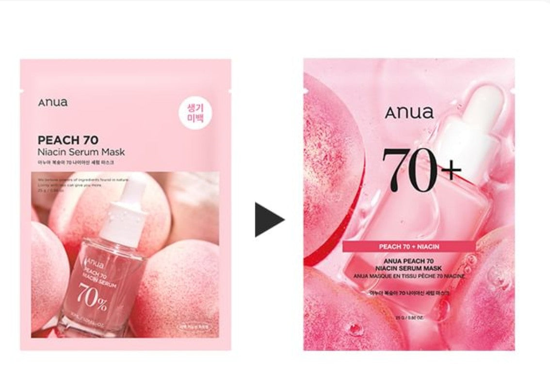 Anua Peach 70 Niacin Serum Mask