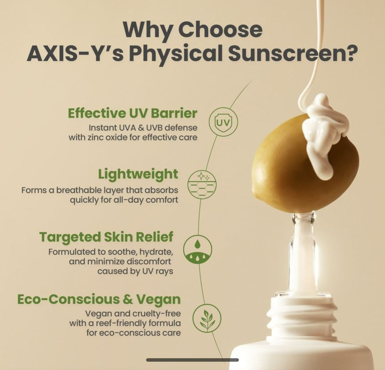 AXIS-Y Complete No-Stress Physical Sunscreen V.3 SPF50+ PA++++
