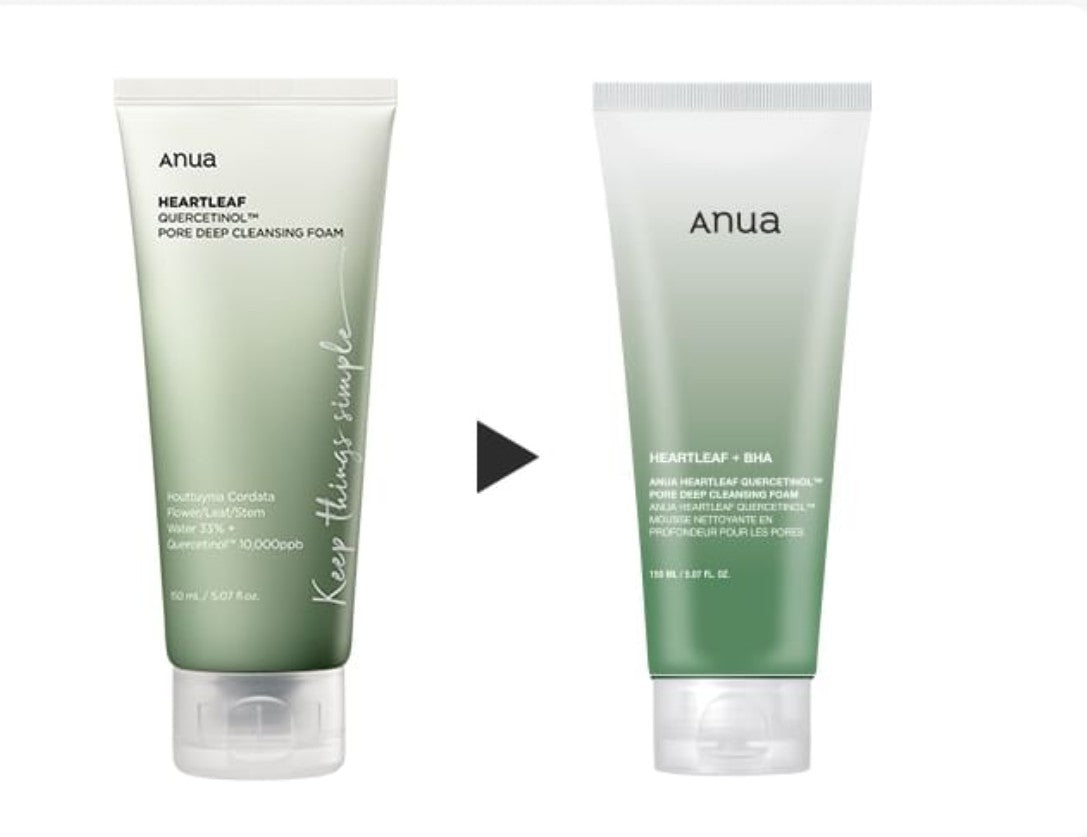Anua Heartleaf Quercetinol™ Pore Deep Cleansing Foam (150ml)