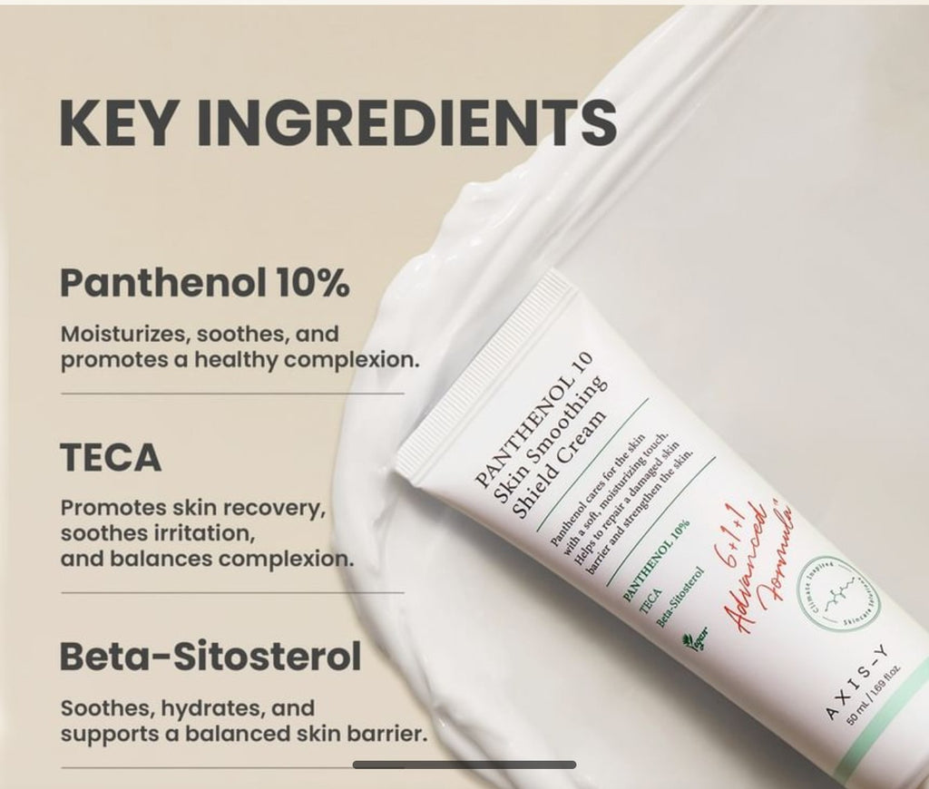AXIS-Y Panthenol 10 Skin Smoothing Shield Cream