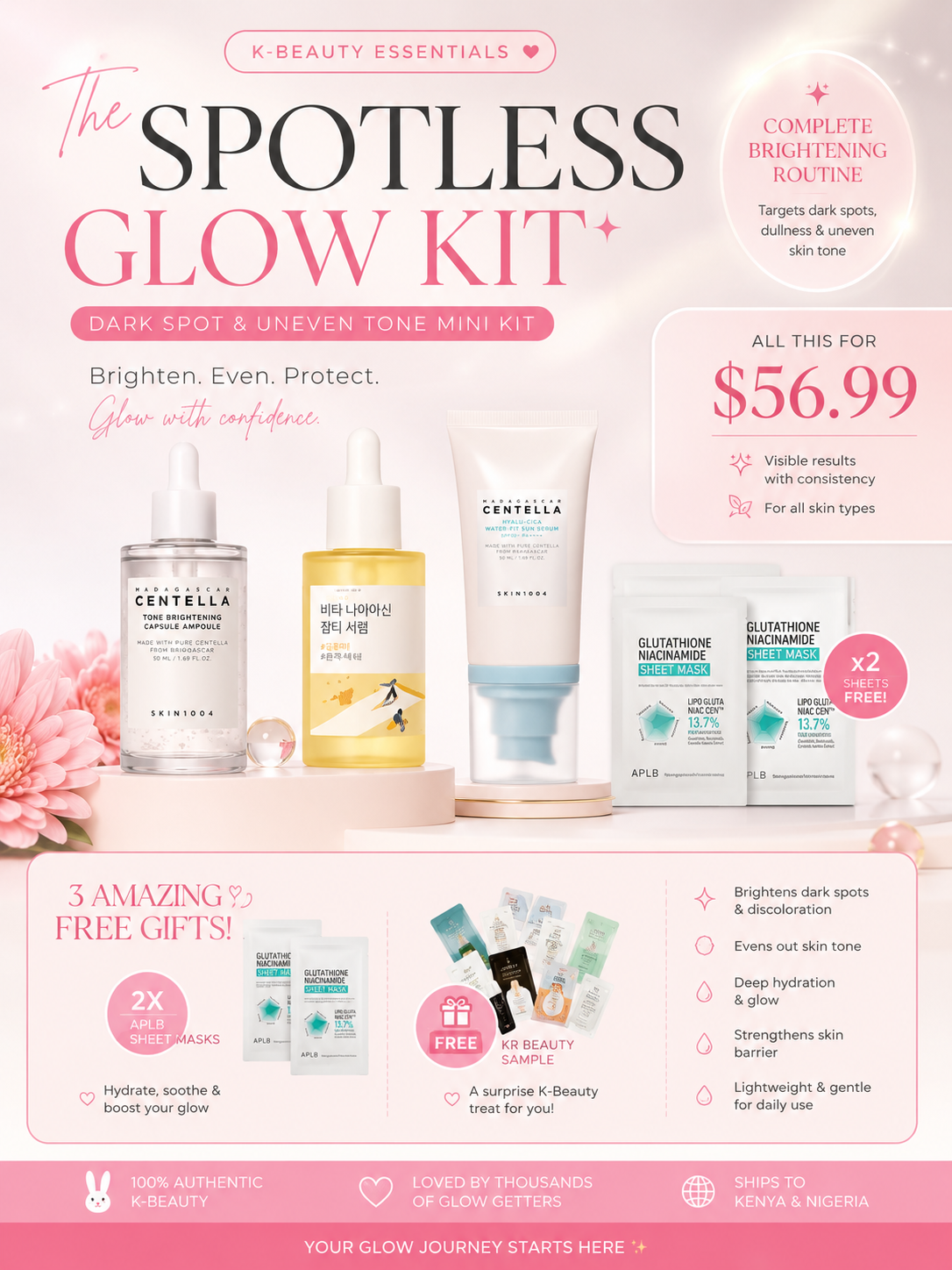 Dark spot corrector mini kit
