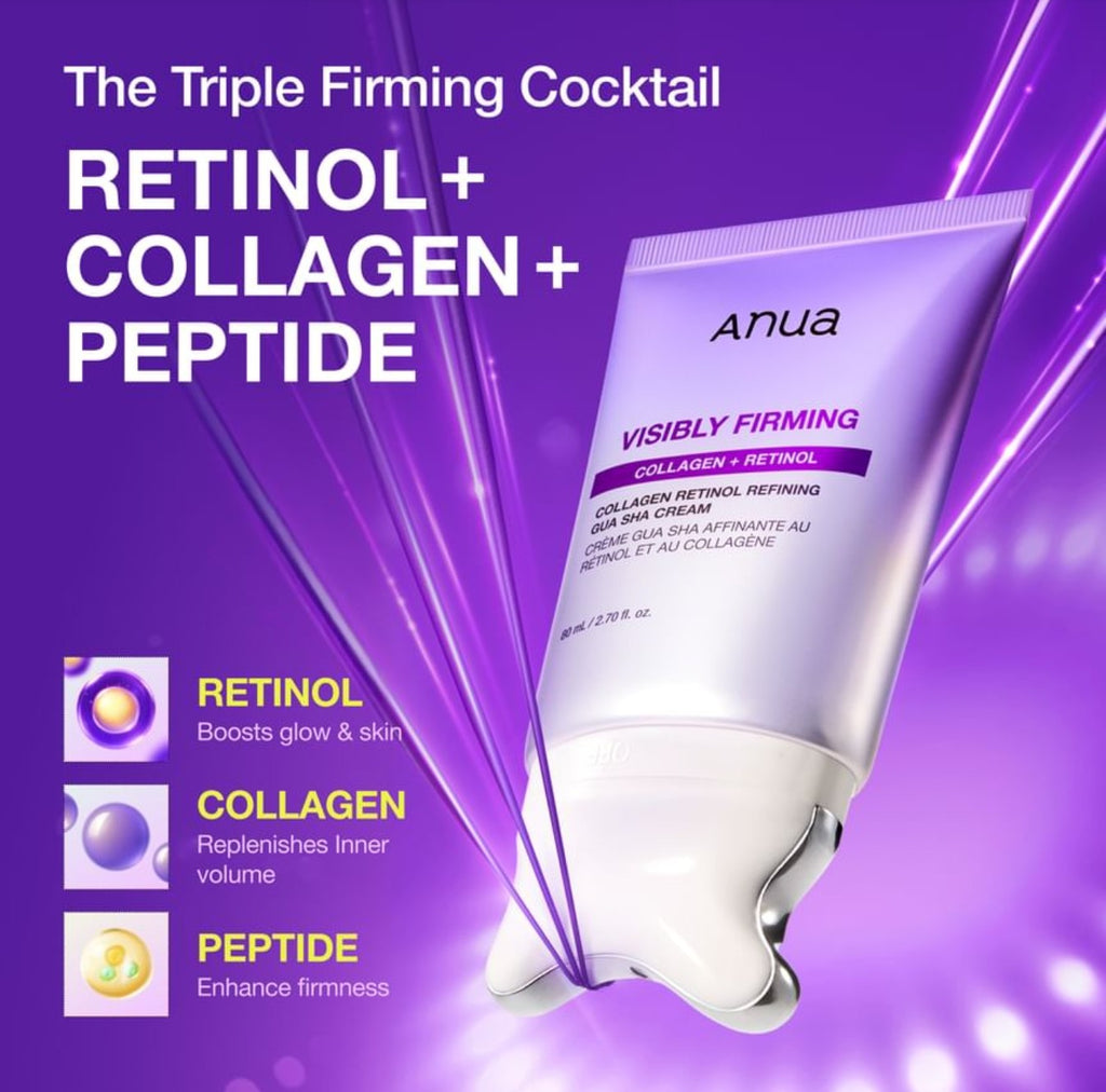 Anua Visibly Firming Collagen Retinol Refining Gua Sha Cream