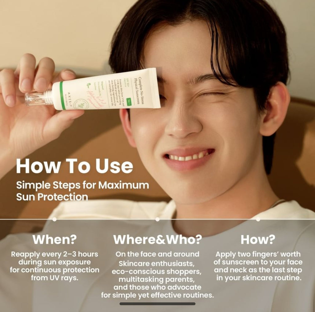 AXIS-Y Complete No-Stress Physical Sunscreen V.3 SPF50+ PA++++